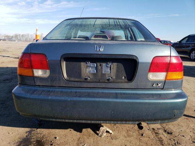 2HGEJ6678VH507579 - 1997 HONDA CIVIC LX BLUE photo 6