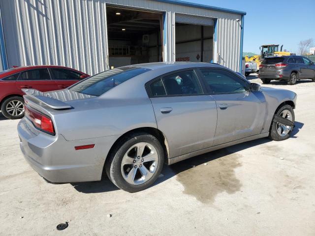 2C3CDXBG4DH678650 - 2013 DODGE CHARGER SE SILVER photo 3