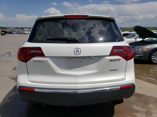 2HNYD2H26CH503311 - 2012 ACURA MDX WHITE photo 6