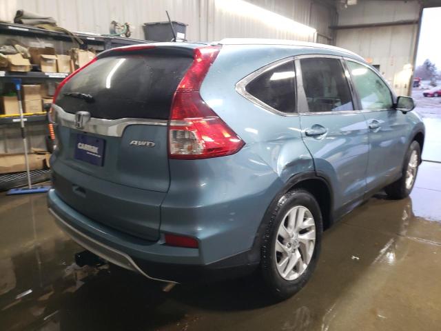 2HKRM4H76GH706715 - 2016 HONDA CR-V EXL BLUE photo 3