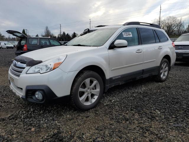 4S4BRBNCXE3208160 - 2014 SUBARU OUTBACK 2.5I LIMITED WHITE photo 1