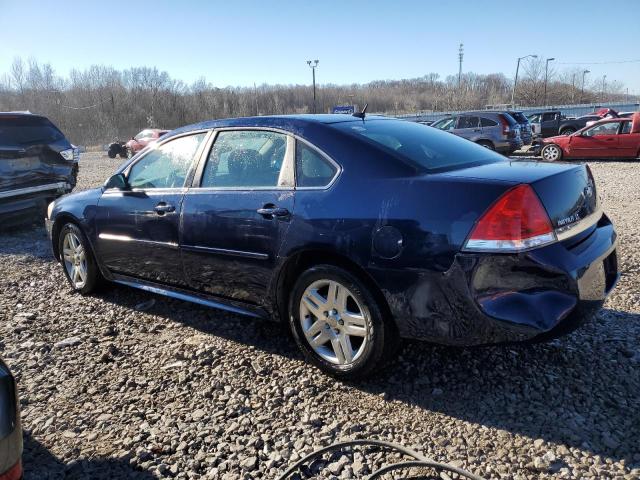 2G1WB5EK6B1205429 - 2011 CHEVROLET IMPALA LT BLUE photo 2