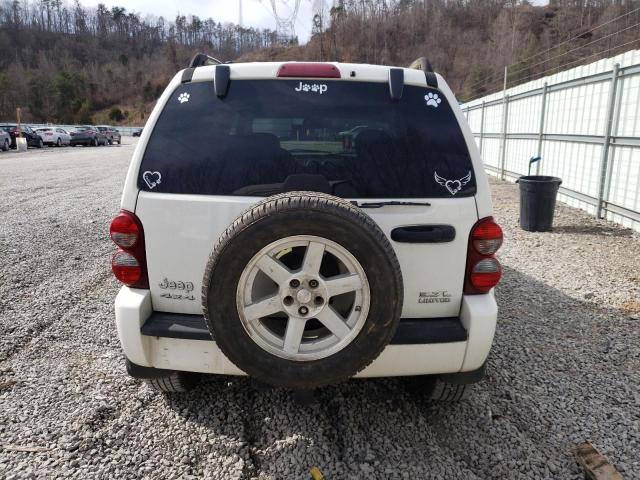 1J4GL58K35W563518 - 2005 JEEP LIBERTY LIMITED WHITE photo 6