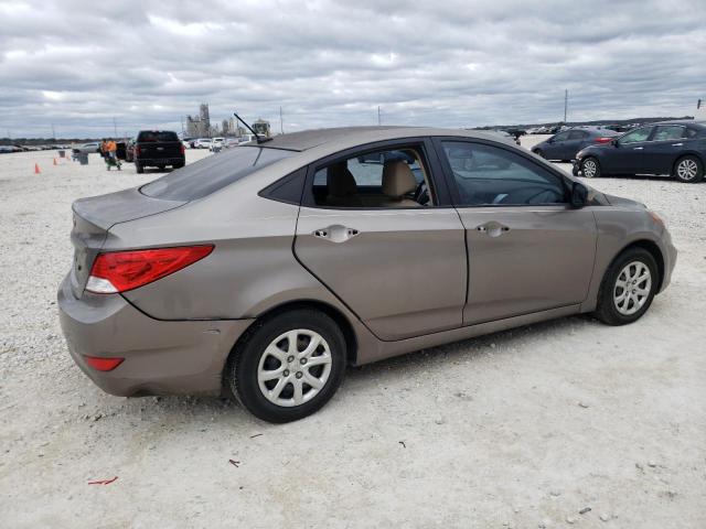 KMHCT4AE4DU529287 - 2013 HYUNDAI ACCENT GLS TAN photo 3