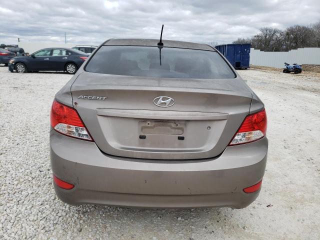 KMHCT4AE4DU529287 - 2013 HYUNDAI ACCENT GLS TAN photo 6