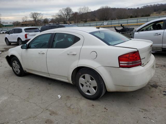 1B3CC4FB4AN221109 - 2010 DODGE AVENGER SXT WHITE photo 2