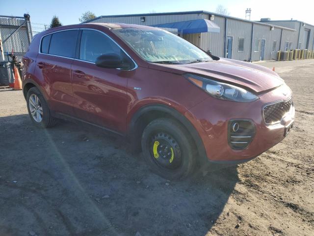 KNDPMCAC0H7157141 - 2017 KIA SPORTAGE LX RED photo 4