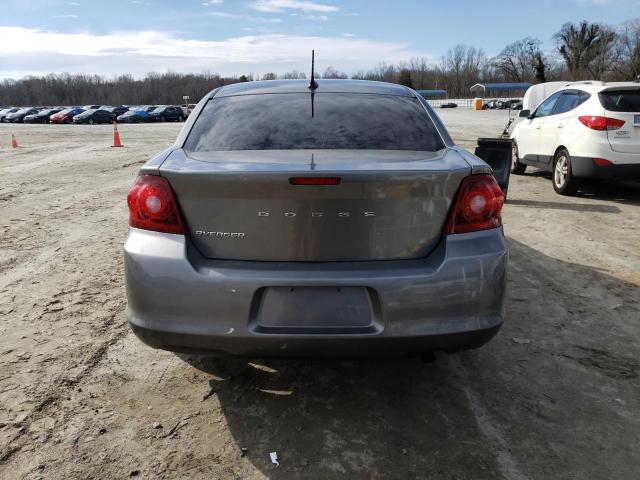 1C3CDZAB4DN610759 - 2013 DODGE AVENGER SE GRAY photo 6