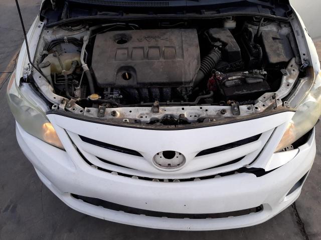 2T1BU4EE5BC586681 - 2011 TOYOTA COROLLA BASE WHITE photo 11