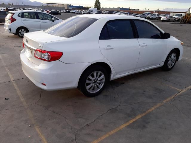 2T1BU4EE5BC586681 - 2011 TOYOTA COROLLA BASE WHITE photo 3