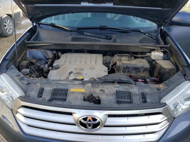5TDBK3EH0CS150548 - 2012 TOYOTA HIGHLANDER BASE أزرق صورة 12
