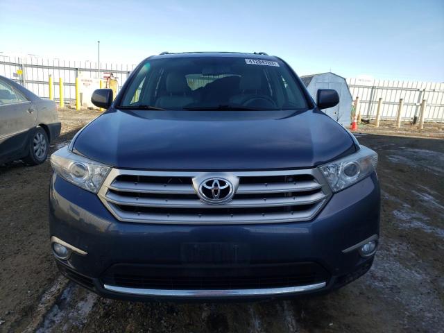 5TDBK3EH0CS150548 - 2012 TOYOTA HIGHLANDER BASE أزرق صورة 5