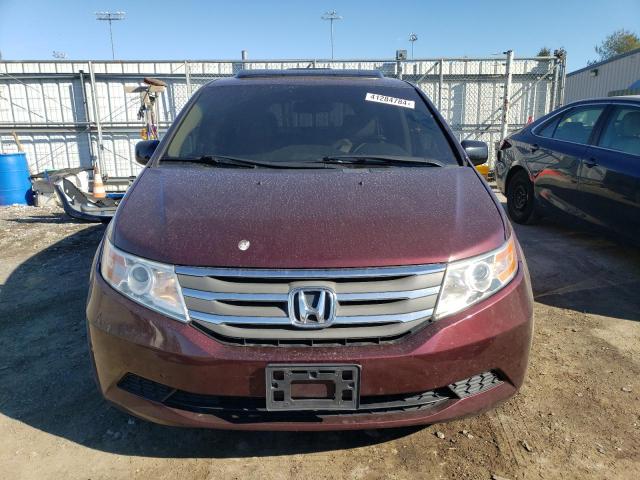 5FNRL5H68CB129906 - 2012 HONDA ODYSSEY EXL MAROON photo 5