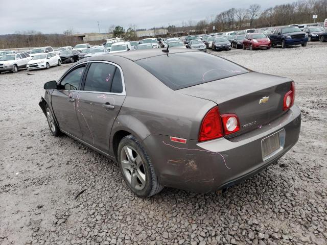 1G1ZC5EB2AF300541 - 2010 CHEVROLET MALIBU 1LT BROWN photo 2