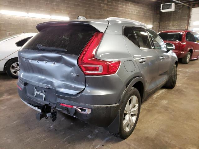 YV4162UK6K2119332 - 2019 VOLVO XC40 T5 MO GRAY photo 3