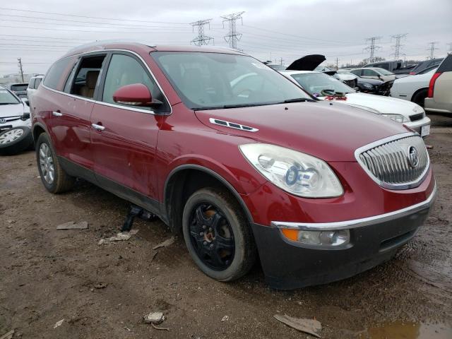 5GAKVBED7BJ345784 - 2011 BUICK ENCLAVE CXL RED photo 4