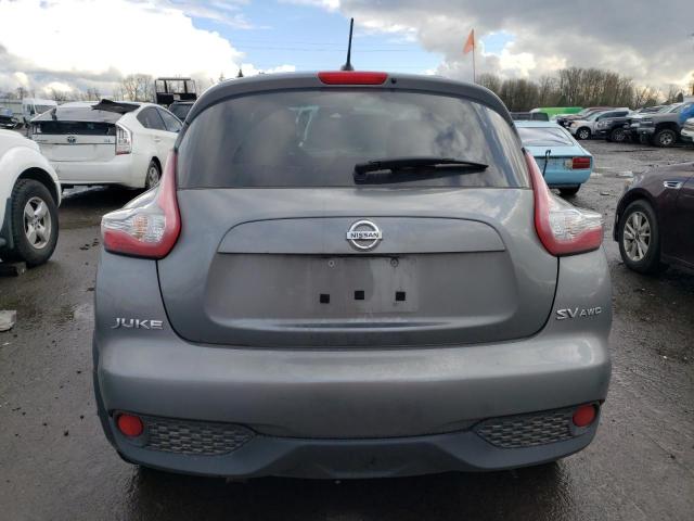 JN8AF5MV6GT658800 - 2016 NISSAN JUKE S GRAY photo 6