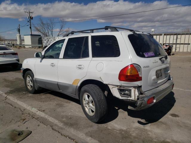 KM8SB12B62U241589 - 2002 HYUNDAI SANTA FE GL WHITE photo 2