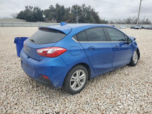 3G1BE6SM8JS655359 - 2018 CHEVROLET CRUZE LT BLUE photo 3