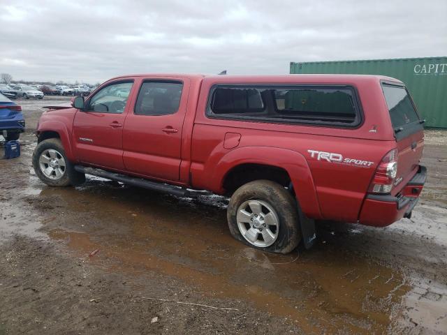 3TMMU4FN5FM081857 - 2015 TOYOTA TACOMA DOUBLE CAB LONG BED RED photo 2