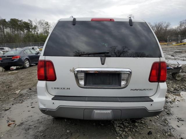 5LMFU28R13LJ31916 - 2003 LINCOLN NAVIGATOR 白色 照片 6