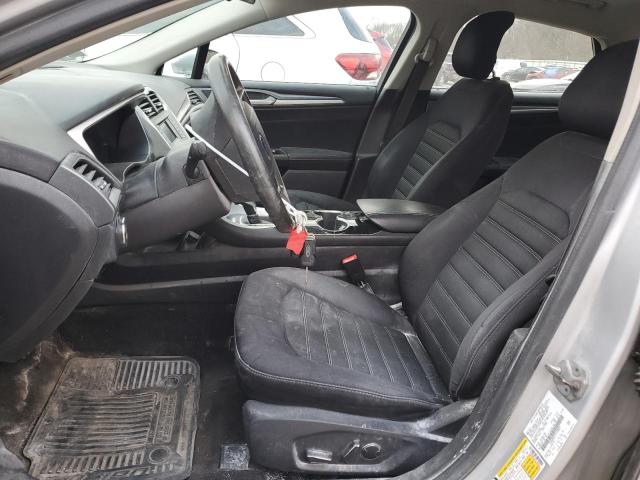 1FA6P0H72F5102831 - 2015 FORD FUSION SE SILVER photo 7