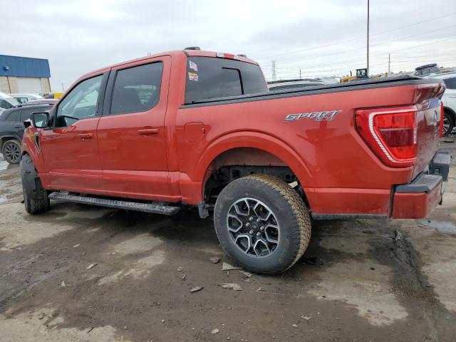 1FTEW1EP2PKD14246 - 2023 FORD F150 SUPERCREW ORANGE photo 2