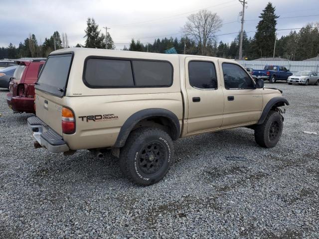 5TEHN72NX1Z752330 - 2001 TOYOTA TACOMA DOUBLE CAB GOLD photo 3