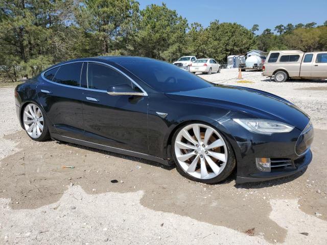 5YJSA1DP7CFP02972 - 2012 TESLA MODEL S Սև լուսանկար 4