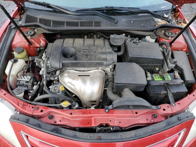 4T1BF3EK6BU122033 - 2011 TOYOTA CAMRY BASE RED photo 11