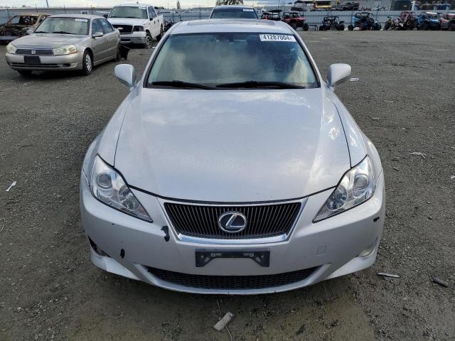 JTHBE262365008991 - 2006 LEXUS IS 350 SILVER photo 5