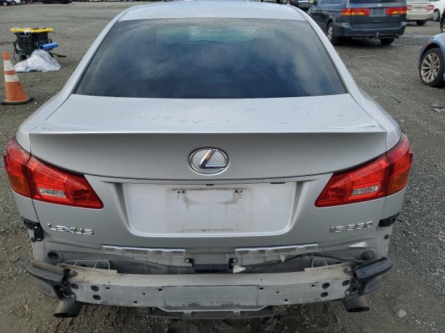 JTHBE262365008991 - 2006 LEXUS IS 350 SILVER photo 6