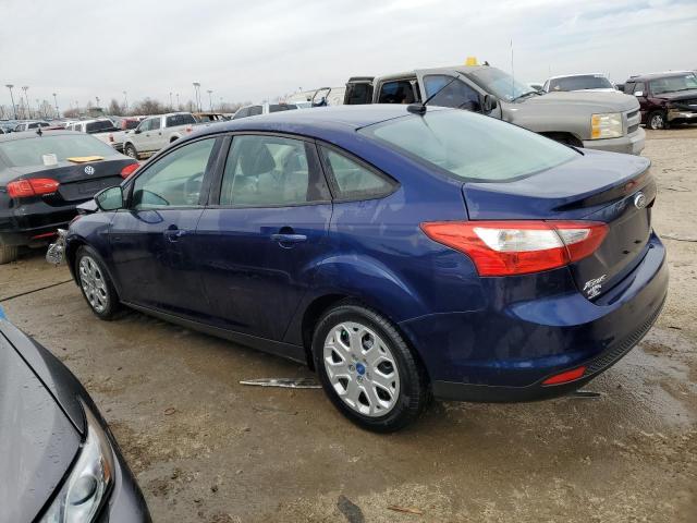 1FAHP3F25CL114335 - 2012 FORD FOCUS SE BLUE photo 2