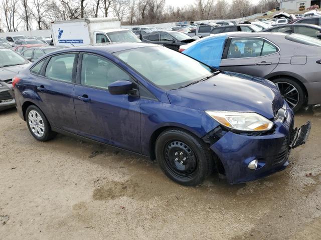 1FAHP3F25CL114335 - 2012 FORD FOCUS SE BLUE photo 4