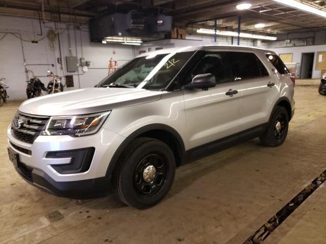 1FM5K8AR8JGB58361 - 2018 FORD EXPLORER POLICE INTERCEPTOR 银色 照片 1