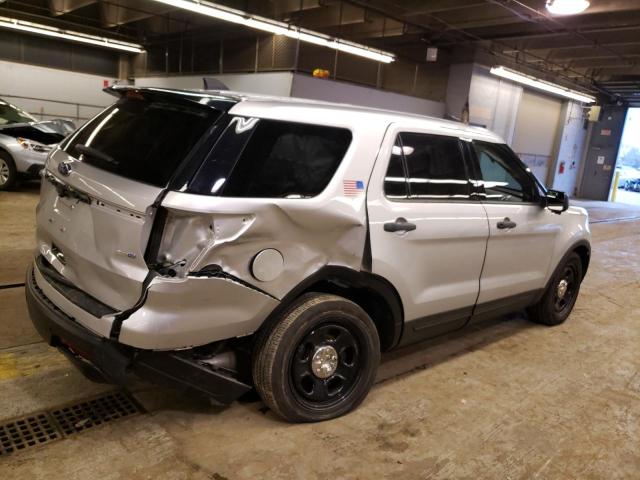 1FM5K8AR8JGB58361 - 2018 FORD EXPLORER POLICE INTERCEPTOR 银色 照片 3