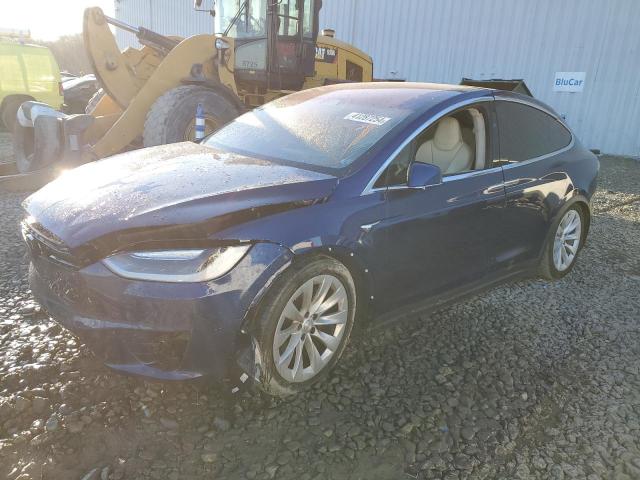 5YJXCAE25JF091369 - 2018 TESLA MODEL X BLUE photo 1