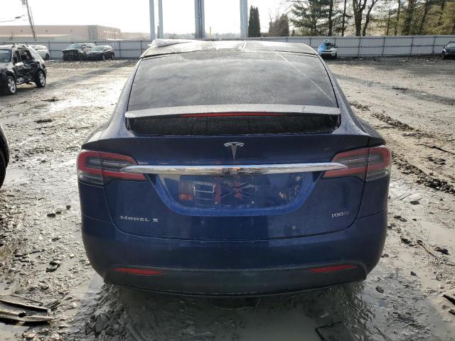 5YJXCAE25JF091369 - 2018 TESLA MODEL X BLUE photo 6