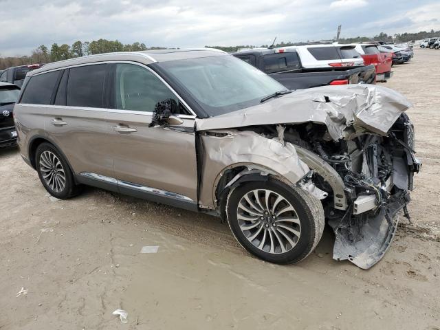 5LM5J7WC5MGL14424 - 2021 LINCOLN AVIATOR RESERVE BROWN photo 4