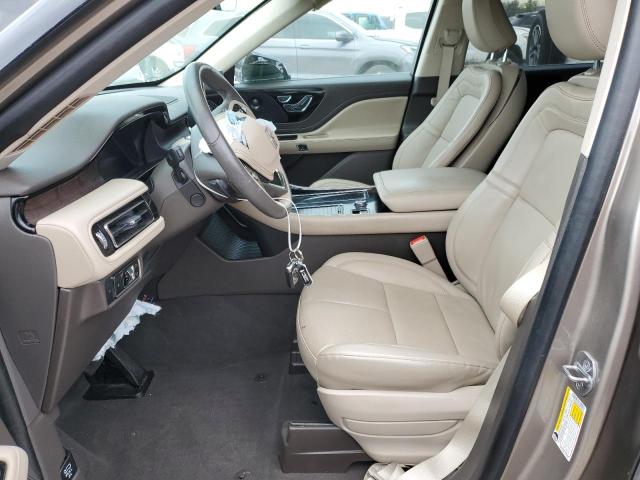 5LM5J7WC5MGL14424 - 2021 LINCOLN AVIATOR RESERVE BROWN photo 7