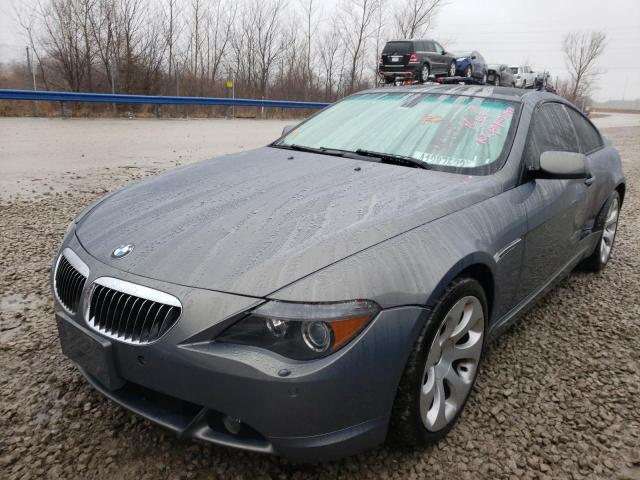 WBAEH73425CF95333 - 2005 BMW 645 CI AUTOMATIC GRAY photo 1