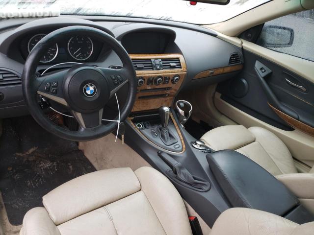 WBAEH73425CF95333 - 2005 BMW 645 CI AUTOMATIC GRAY photo 8