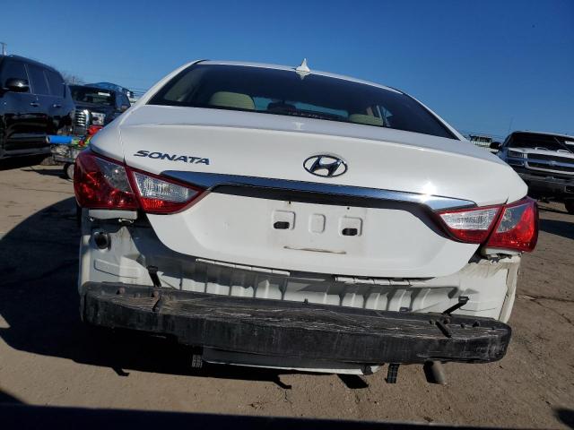 5NPEB4AC2CH408135 - 2012 HYUNDAI SONATA GLS WHITE photo 6