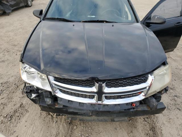 1C3CDZABXCN140882 - 2012 DODGE AVENGER SE BLACK photo 11