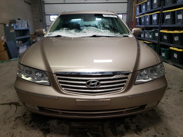 KMHFC46F97A183046 - 2007 HYUNDAI AZERA SE GOLD photo 5