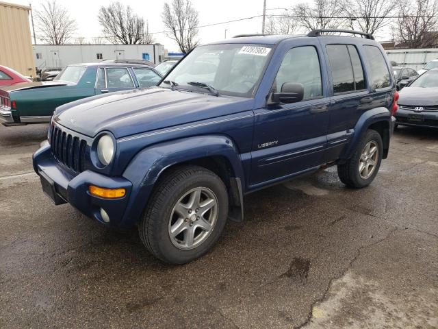 1J4GL58K44W116808 - 2004 JEEP LIBERTY LIMITED BLUE photo 1