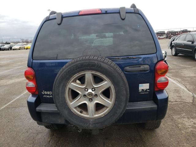 1J4GL58K44W116808 - 2004 JEEP LIBERTY LIMITED BLUE photo 6