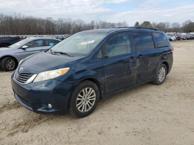 5TDYK3DC3BS015482 - 2011 TOYOTA SIENNA XLE BLUE photo 1