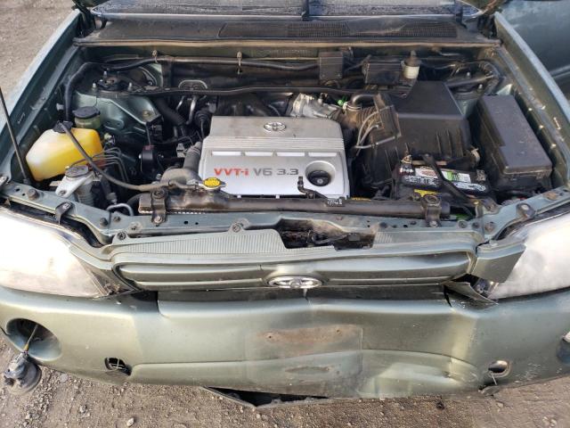 JTEEP21A450072388 - 2005 TOYOTA HIGHLANDER LIMITED GREEN photo 11