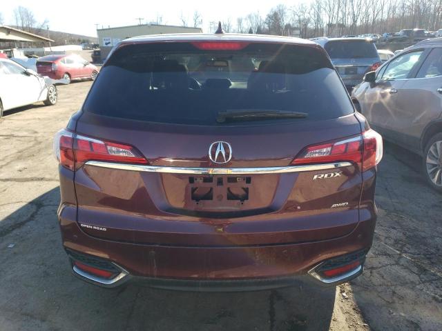 5J8TB4H72GL013228 - 2016 ACURA RDX ADVANCE BURGUNDY photo 6